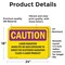 Signmission Radiation & Laser Sign, 18 in H x 24 in W, Vinyl Decal, Rectangle OS-2PACK-CR-D-1824-L-10143 - alternate 3